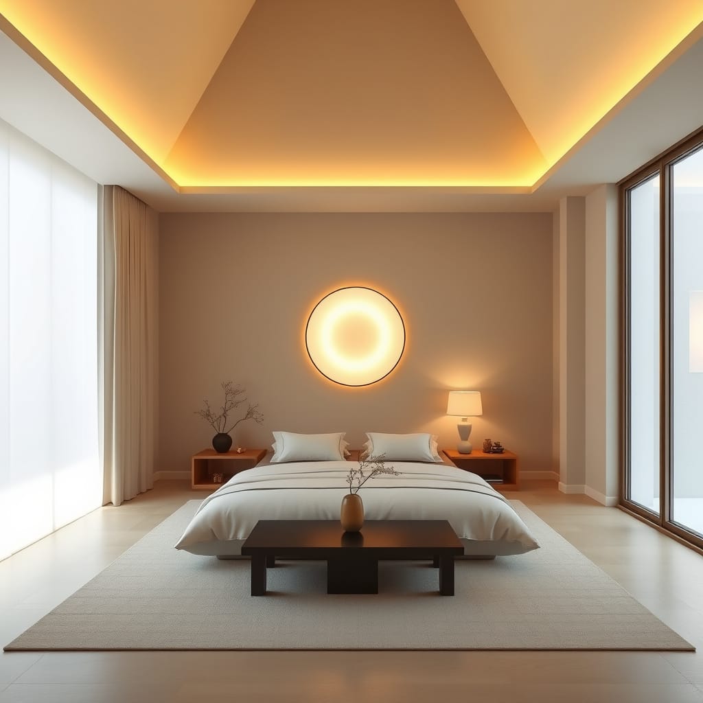 spazio luminoso con vibrazione positiva